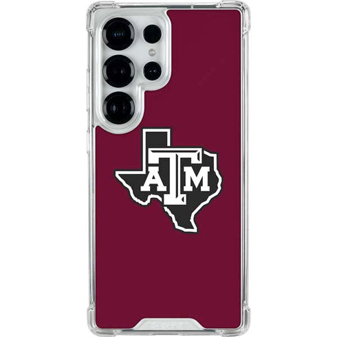 Texas A&M University Black Logo Galaxy S25 Ultra Clear Case